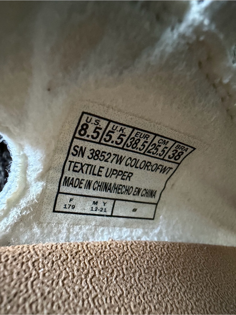 Skechers White and Tan Wedge Sandals - Picture 9 of 9